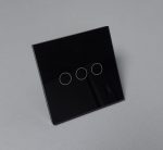 Smart WiFi Light Switch 3 Gang 1 Way – Glass Touch Panel, Alexa & App Control