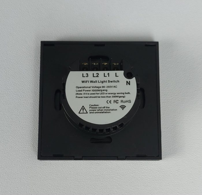 Smart WiFi Light Switch 3 Gang 1 Way – Glass Touch Panel, Alexa & App Control - Image 4