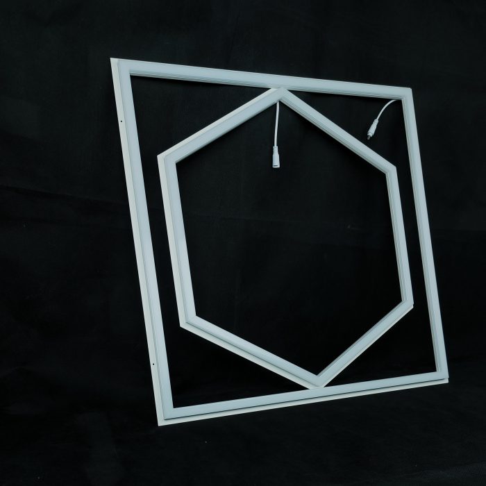 64W LED Panel – Dinar Shape, 600x600, Dual Driver, 6000K - Image 4