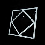 64W LED Panel – Diamond Shape, 600x600, Dual Driver, 6000K - Image 2