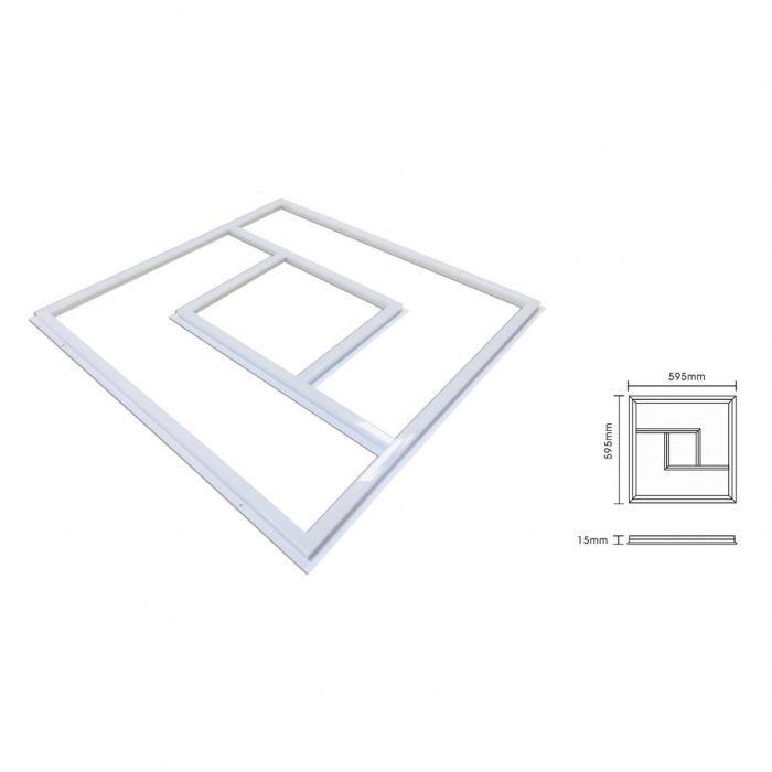 64W LED Panel – Versa CE Series, 600x600, Dual Drivers, 6000K - Image 6