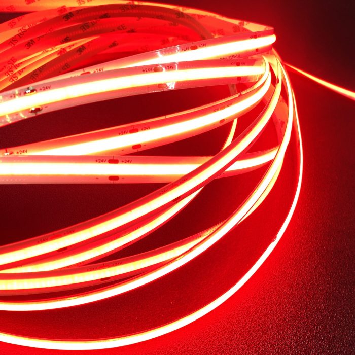 COB LED Strip Red 528 LED/m 14W/m - Image 2