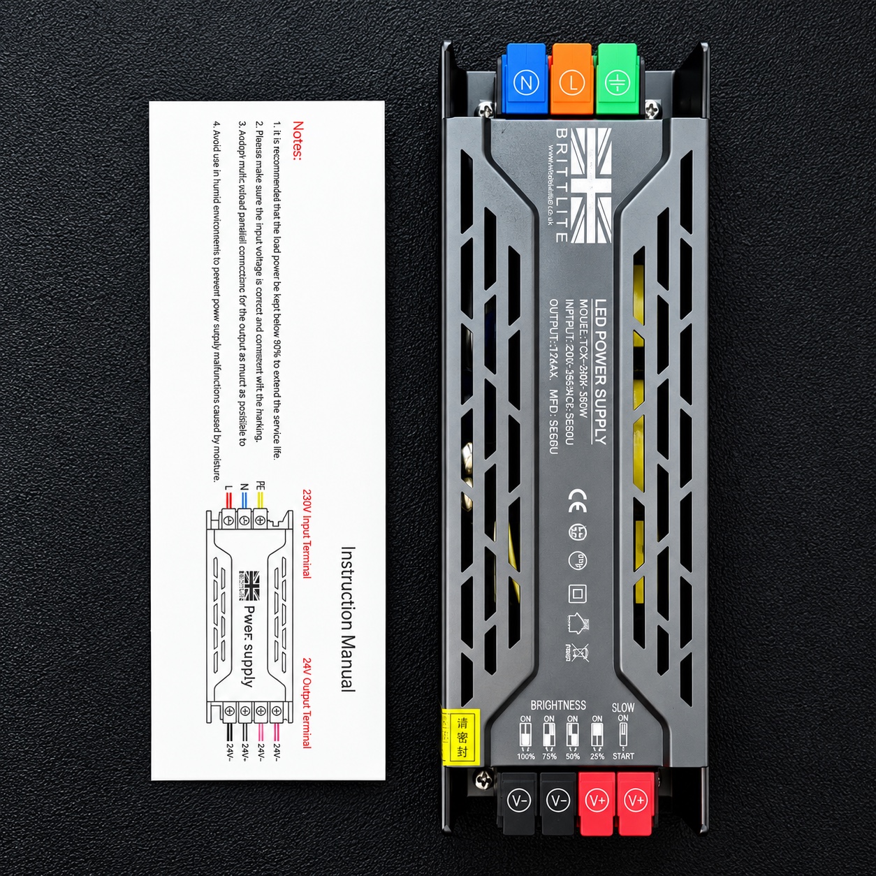 Brittlite 24V 200W LED Power Supply