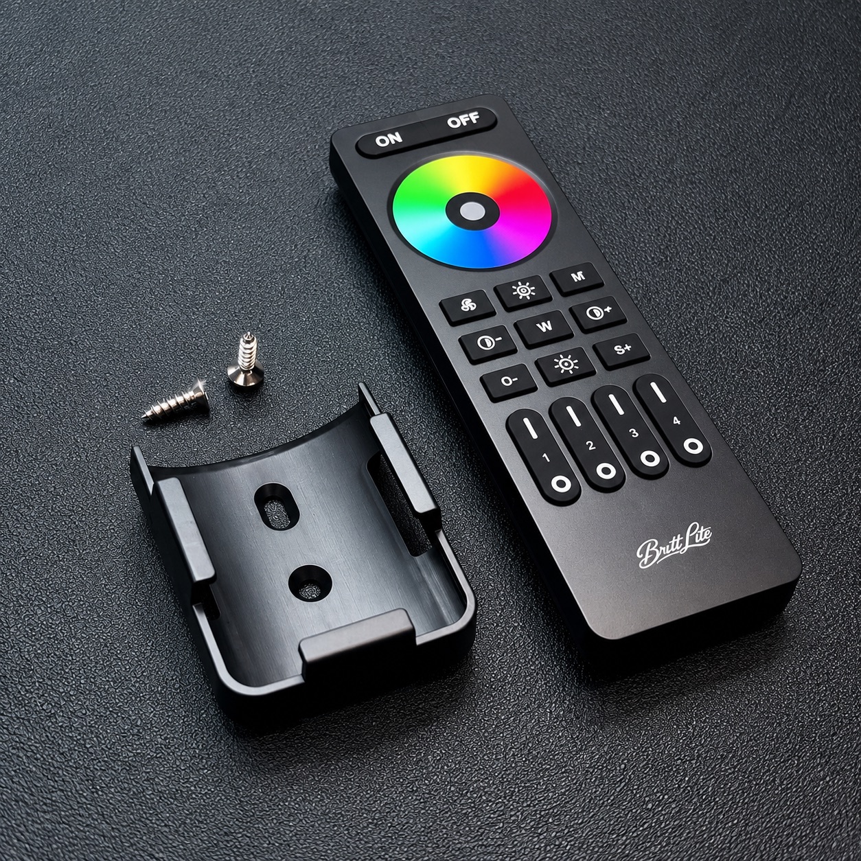 Brittlite 4-Zone RGB+CCT Remote Black - image 2