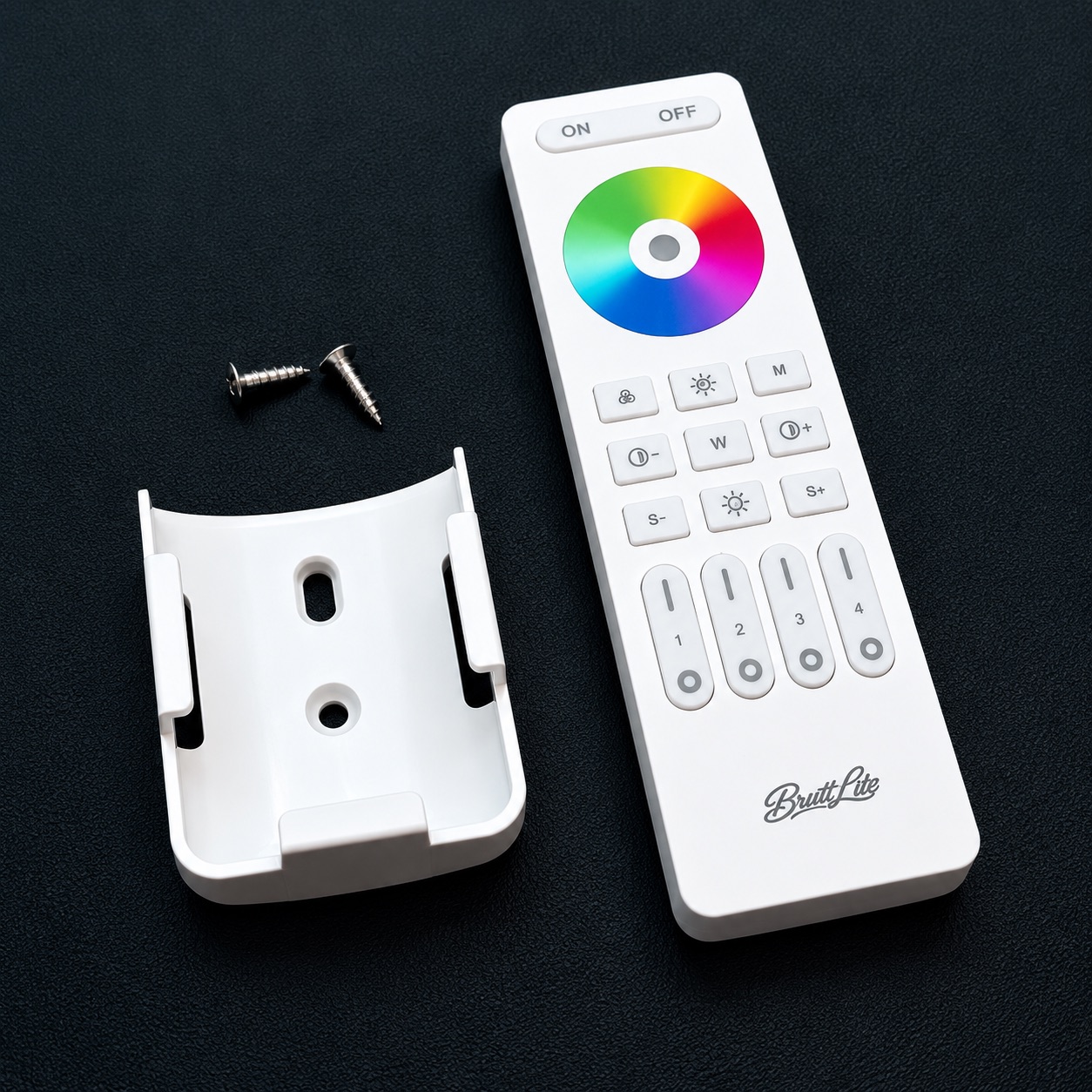 Brittlite 4-Zone RGB+CCT Remote White
