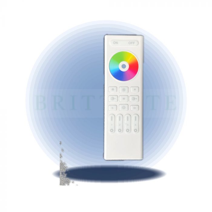 Brittlite 4-Zone RGB+CCT LED Remote front view