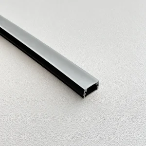 13mm Media Wall Aluminium LED Profile – 2.5M Black