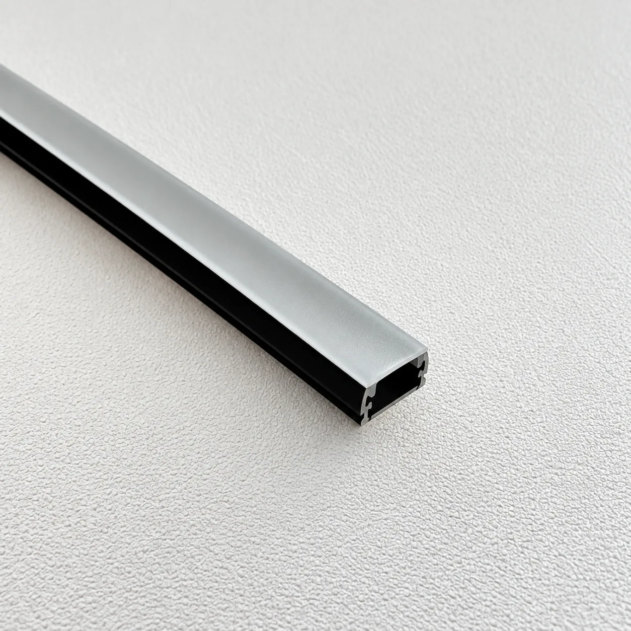 13mm Media Wall Aluminium LED Profile – 2.5M Black