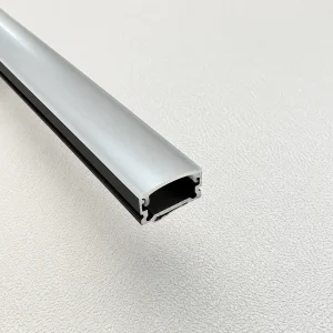 13mm Media Wall Aluminium LED Profile – 2.5M Black