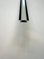 17mm Recessed Lip Aluminium LED Profile – 2.5M Black – product image 1