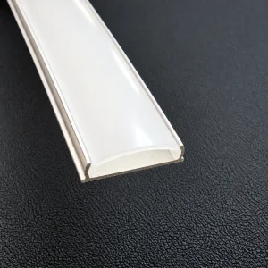 17mm Slim Surface Aluminium LED Profile – 2m Chrome