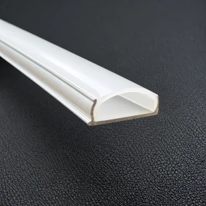 17mm Slim Surface Aluminium LED Profile – 2m Chrome