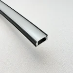 17mm Surface Mount Aluminium LED Profile – 2.5M Black