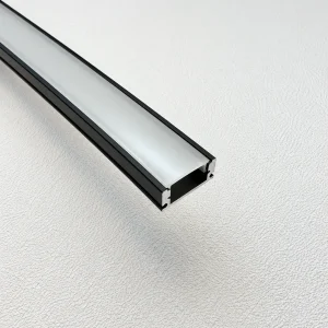 17mm Surface Mount Aluminium LED Profile – 2.5M Black