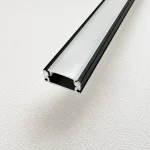 17mm Surface Mount Aluminium LED Profile – 2.5M Black