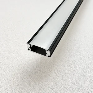 17mm Surface Mount Aluminium LED Profile – 2.5M Black