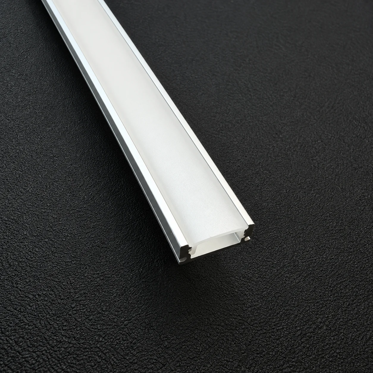 17mm Surface Mount Aluminium LED Profile – 2.5M Chrome
