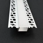 20mm Plaster-In Recessed Aluminium LED Profile – 2.5m