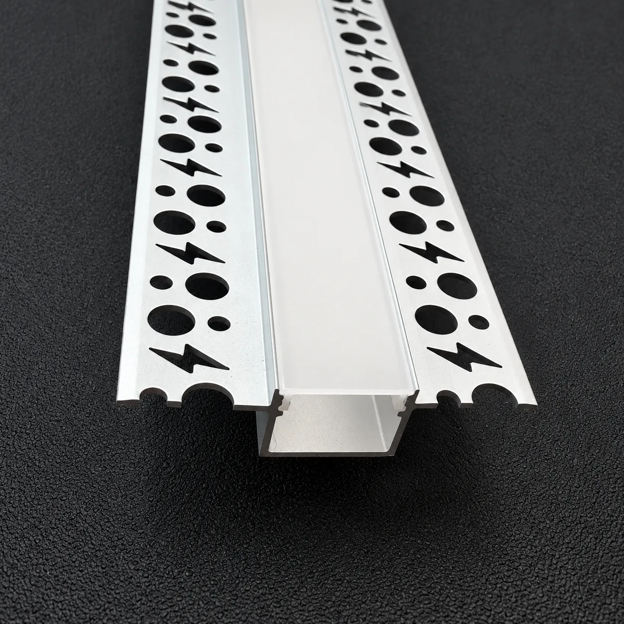 20mm Plaster-In Recessed Aluminium LED Profile – 2.5m