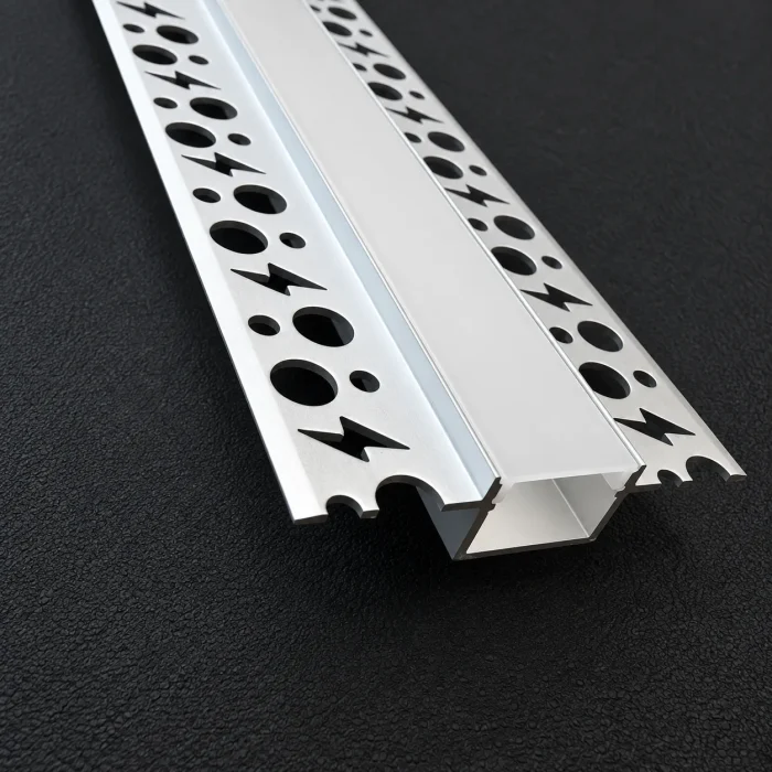 20mm Plaster-In Recessed Aluminium LED Profile – 2.5m