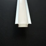 20mm Recessed Lip Aluminium LED Profile – 2m Chrome