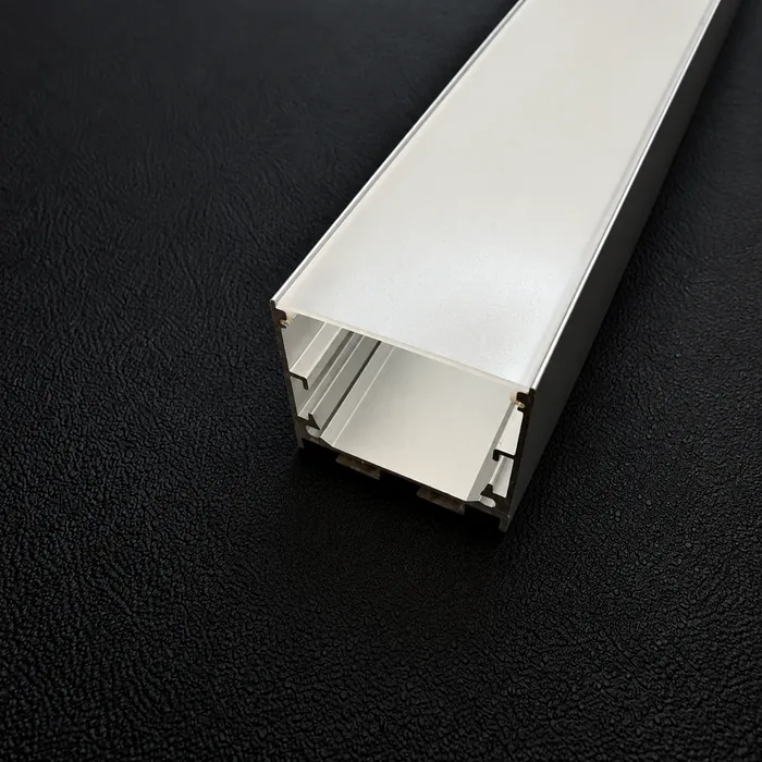 35mm Surface Mount Aluminium LED Profile – 2m Chrome