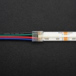 RGB COB Strip-to-Power Connector – 4 Pin, 10mm – Pack of 10 – product image 1