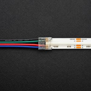 RGB COB Strip-to-Power Connector – 4 Pin, 10mm – Pack of 10 – product image 1