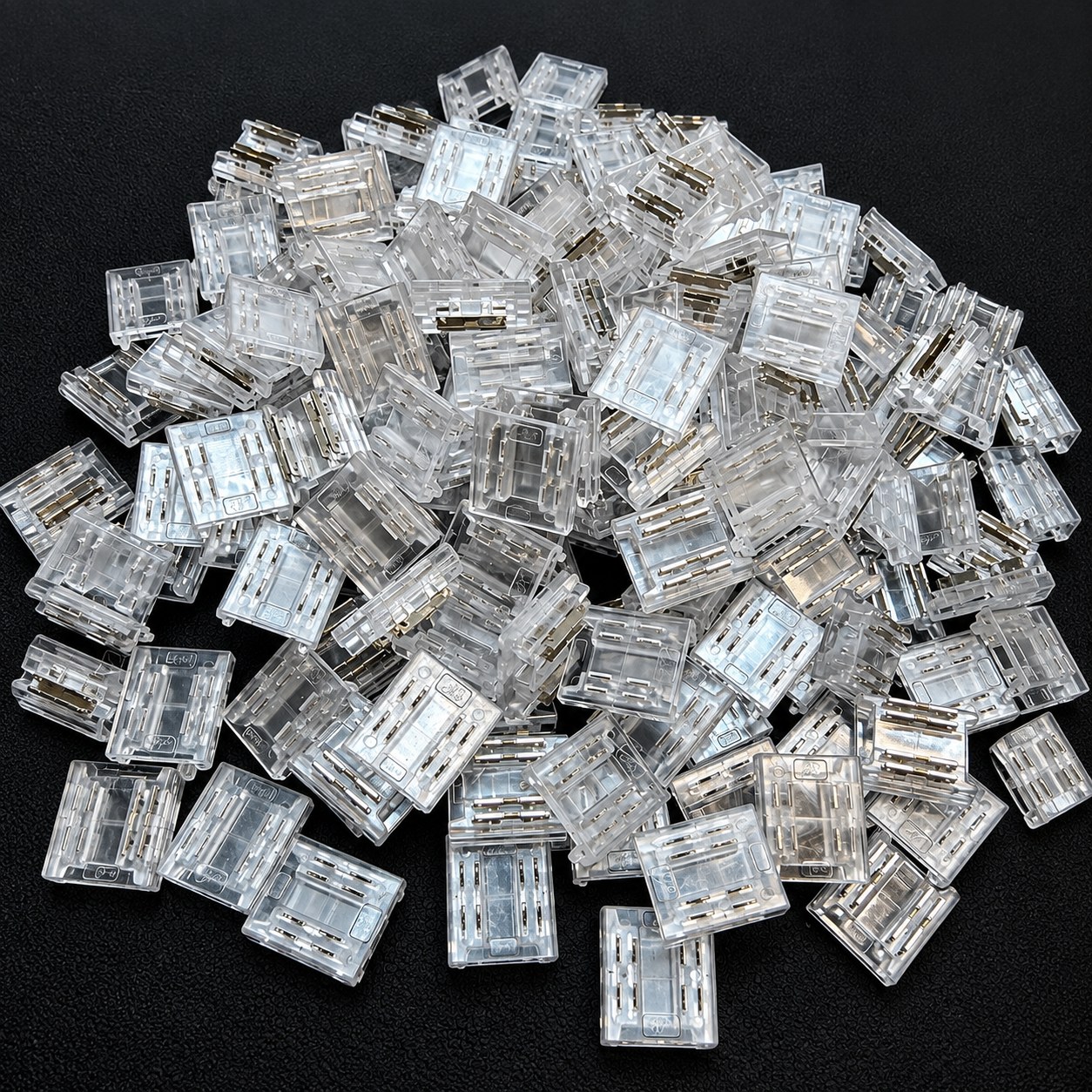 RGB COB Strip-to-Strip Connector – 4 Pin, 10mm – Pack of 10 – product image 1