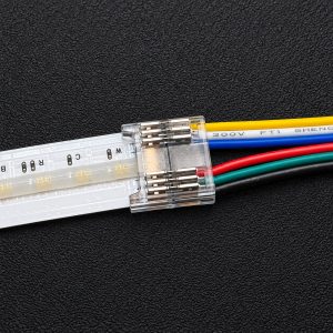 RGBCCT COB Strip-to-Power Connector – 6 Pin, 12mm – Pack of 10 – product image 2