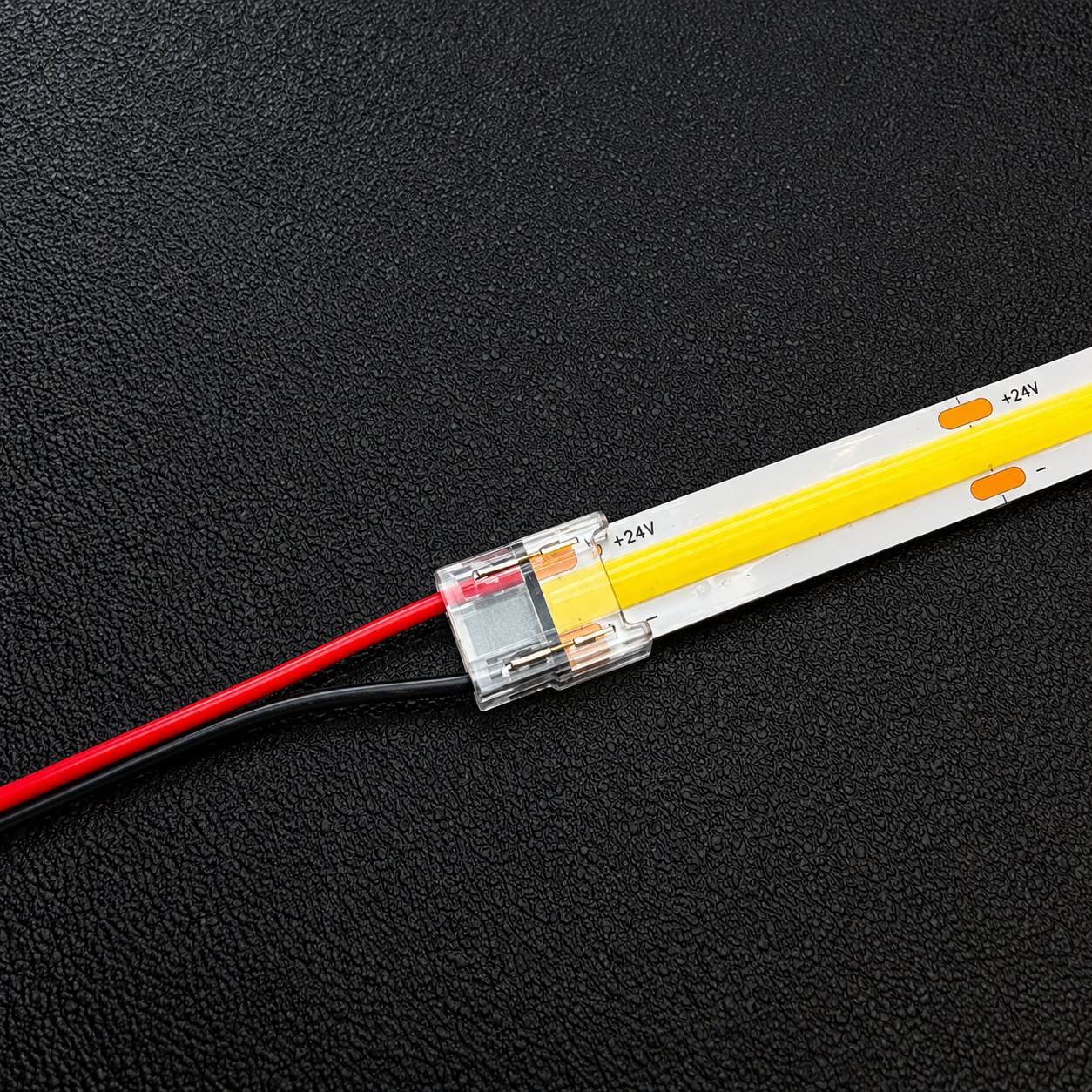 Single Colour COB Strip-to-Power Connector – 2 Pin, 10mm – Pack of 10 – product image 2
