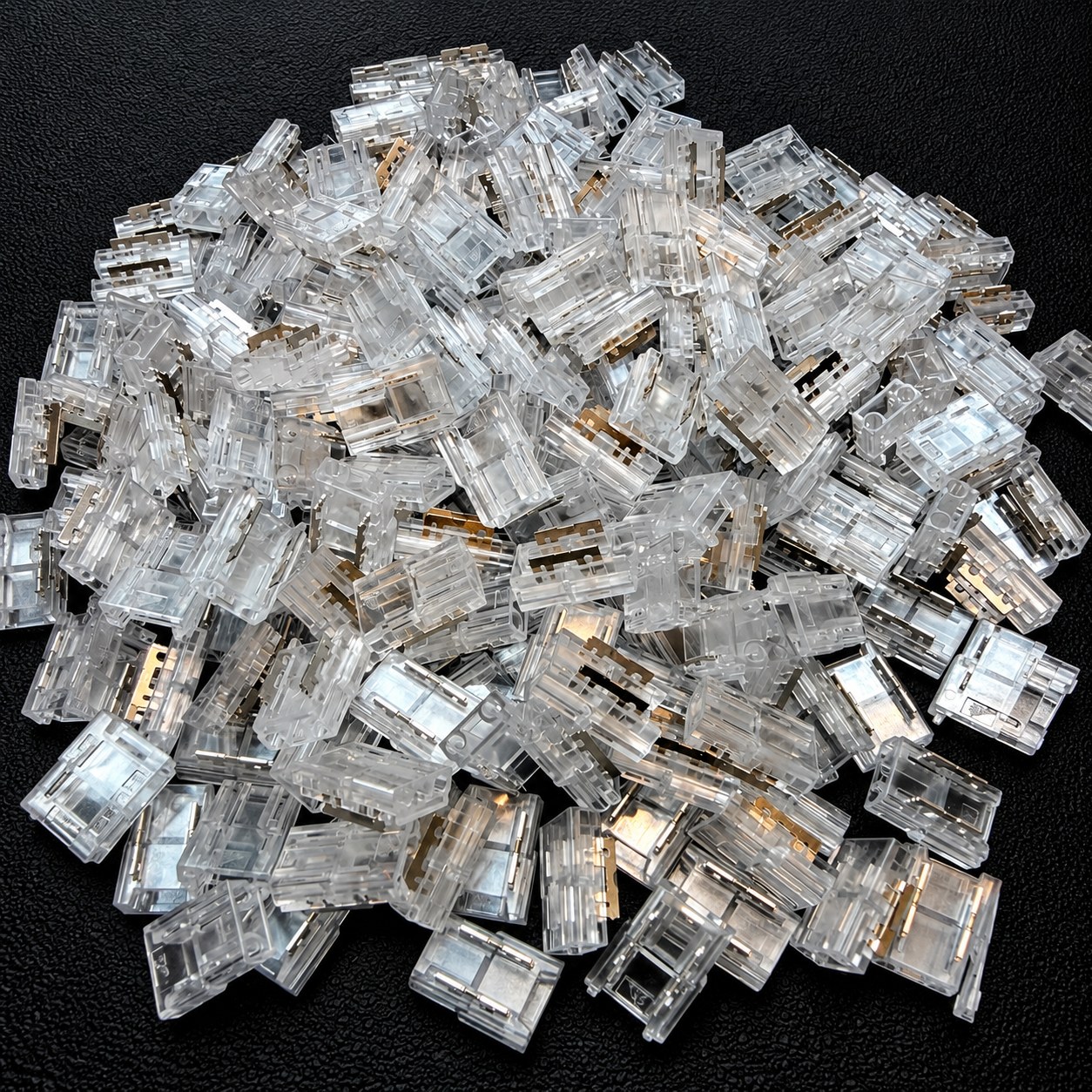 Single Colour COB Strip-to-Power Connector – 2 Pin, 8mm – Pack of 10 – product image 1