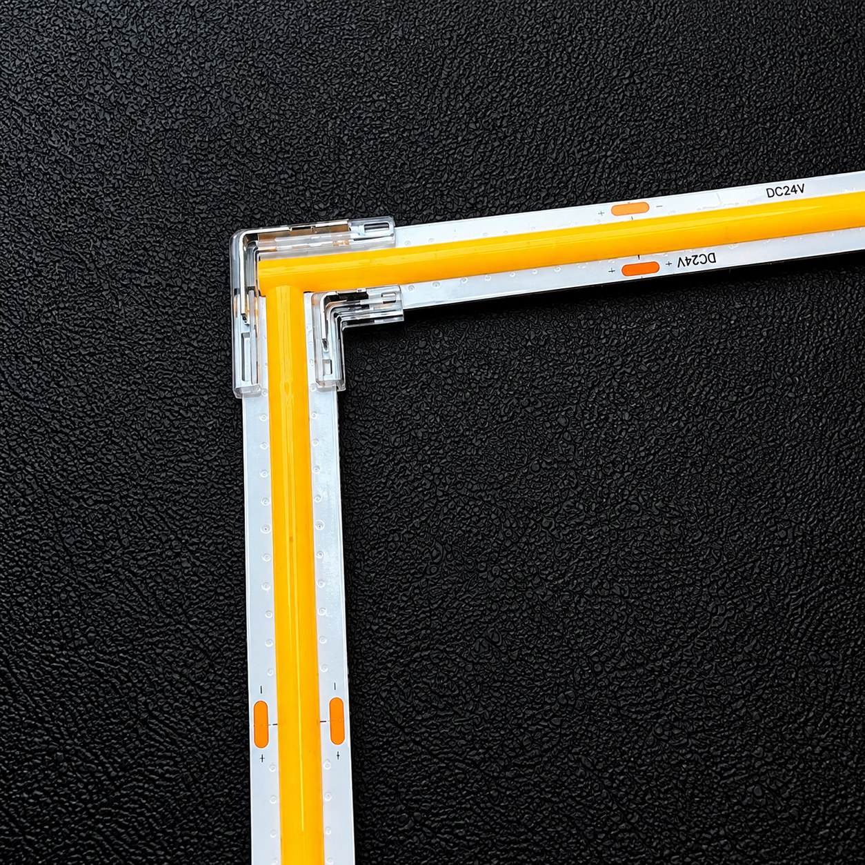 Single Colour COB Strip-to-Strip 45° Angle Connector – 2 Pin, 10mm – Pack of 10 – product image 2