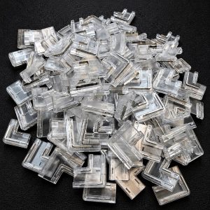 Single Colour COB Strip-to-Strip 45° Angle Connector – 2 Pin, 8mm – Pack of 10 – product image 1