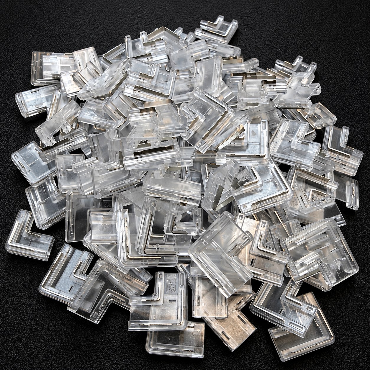 Single Colour COB Strip-to-Strip 45° Angle Connector – 2 Pin, 8mm – Pack of 10 – product image 1