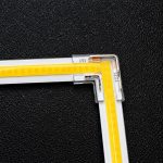 Single Colour COB Strip-to-Strip 45° Angle Connector – 2 Pin, 8mm – Pack of 10 – product image 3