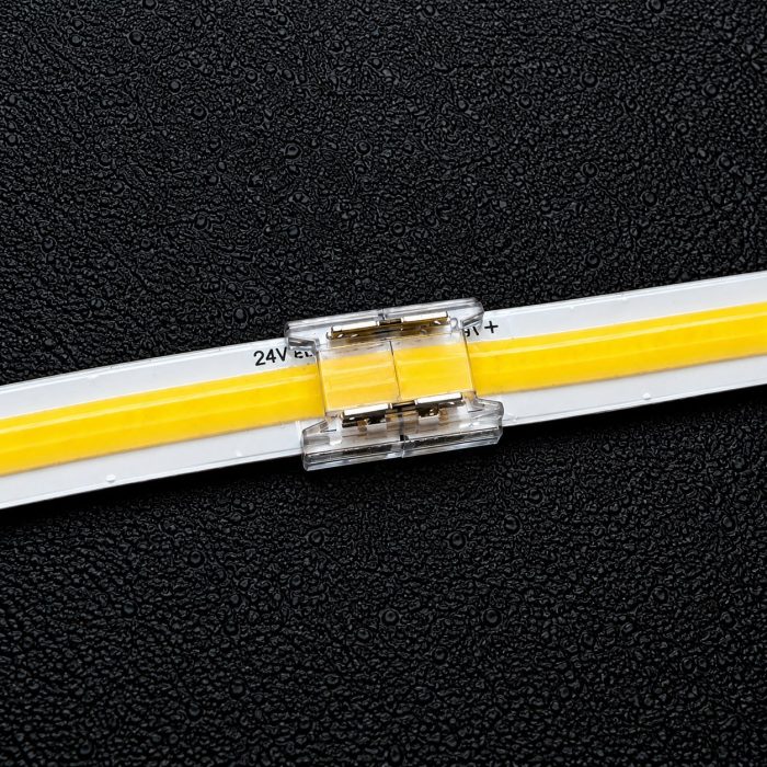 Single Colour COB Strip-to-Strip Connector – 2 Pin, 8mm – Pack of 10 – product image 3